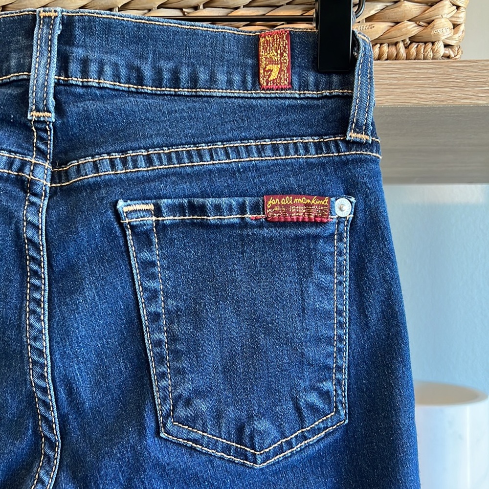 7 For All Mankind Low-Rise The Skinny Jeans, 24 - Picture 6 of 9